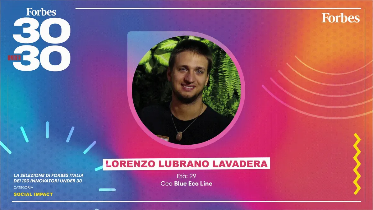 The CEO of Blue Eco Line, among Forbes Italy's under 30